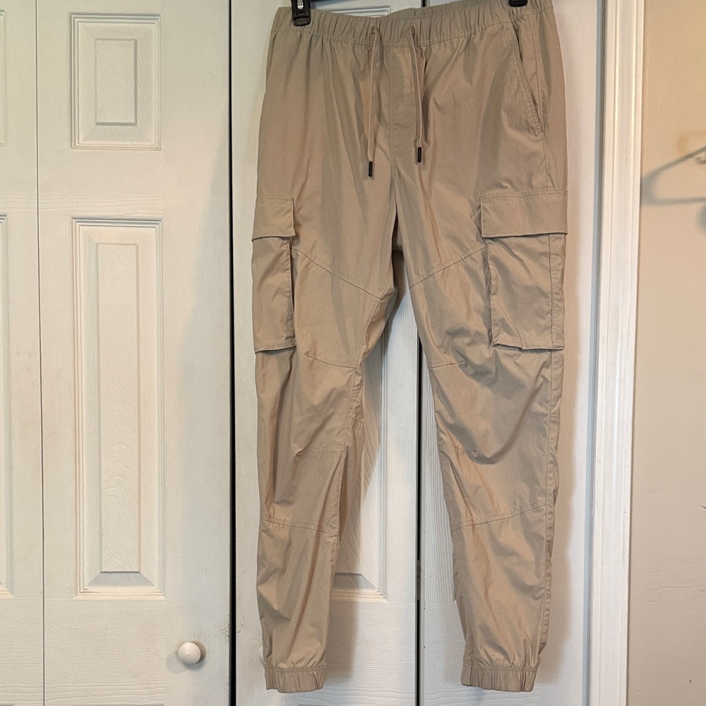 H&M Men's Beige Cargo Pants